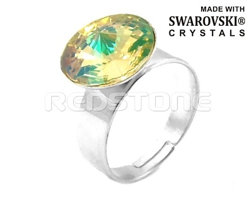 Prsteň Swarovski Crystals RED8098